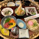 海鮮ちらしと夏野菜膳