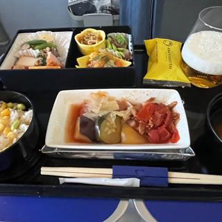 鹿児島県産 黒豚トマトすき煮　他(ANA機内食（プレミアムクラス）)