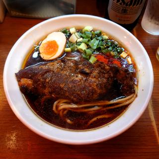 シン肉そば醤油(麺と肉　だいつる　ひるドラ鶴橋)