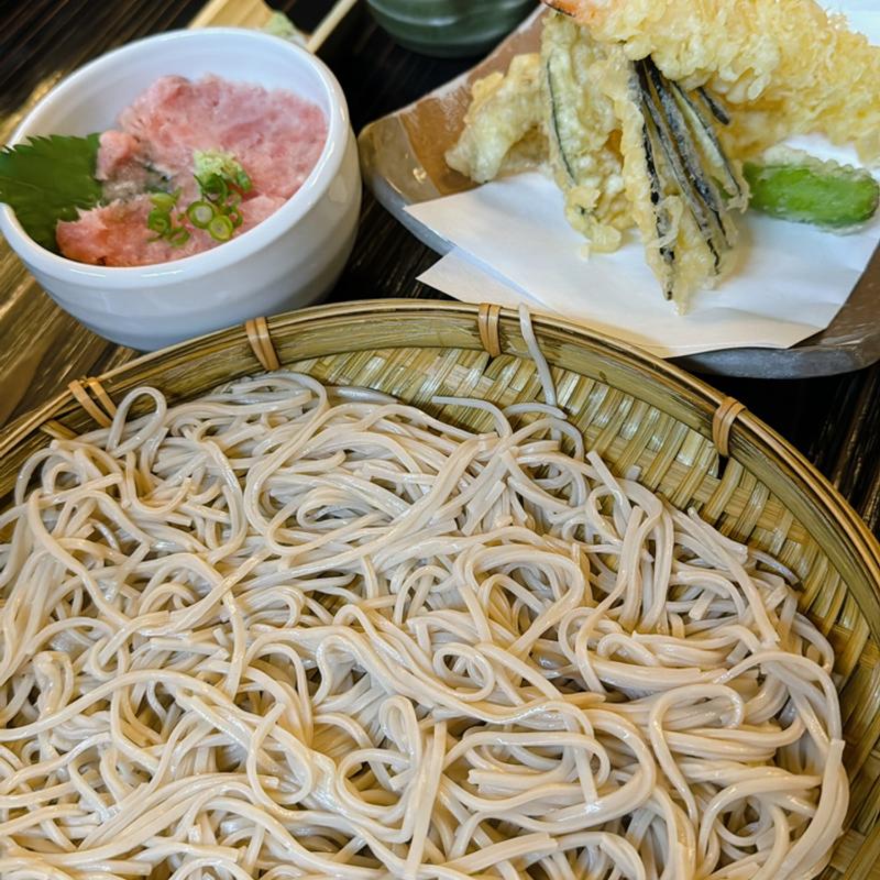 天ぷらセット(そば処 与市)
