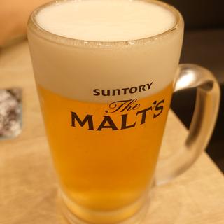 生ビール(麵屋 つけ麺 太輔)