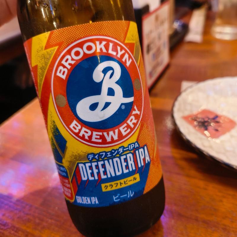ブルックリン ディフェンダーIPA(中国茶房8 恵比寿店 （チャイニーズカフェ・エイト）)