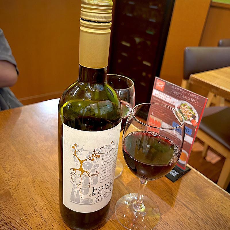 ハウスワイン(赤・ボトル)(カプリチョーザ ザ・モール仙台長町店 )