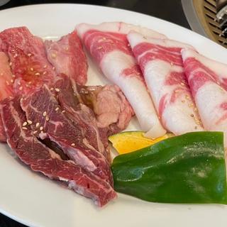 選べる3種盛りコース(焼肉かわい)