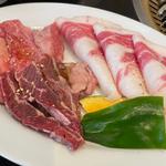 選べる3種盛りコース(焼肉かわい)