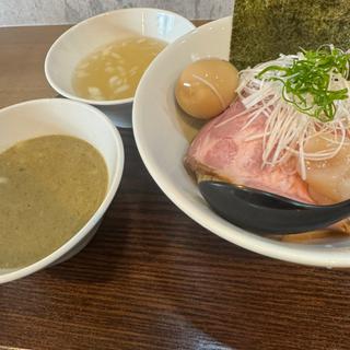 ダブルスープつけ麺 牡蠣＆貝塩(味玉)(麺や空と大地)