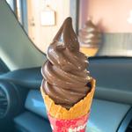 チョコレート　ソフトクリーム