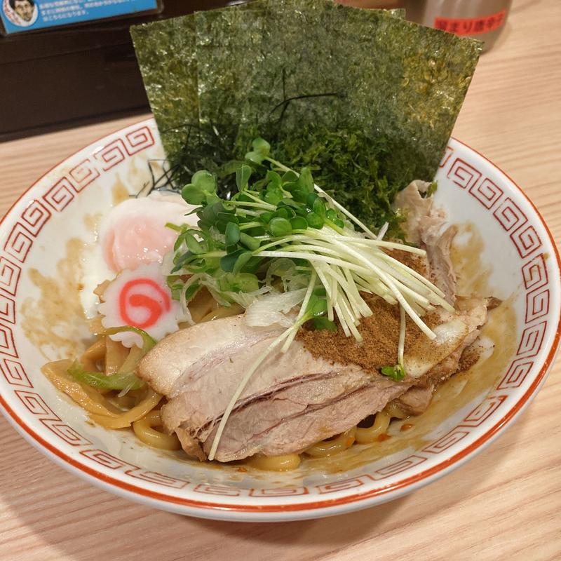 得のせ油そば(武蔵野アブラ学会神田店)