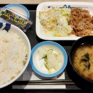 特朝牛皿定食(松屋 青砥店)