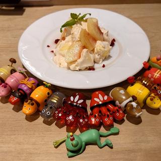 フレッシュ桃のふんわりショートケーキ(デニーズ 郡山西ノ内店 （Denny's）)