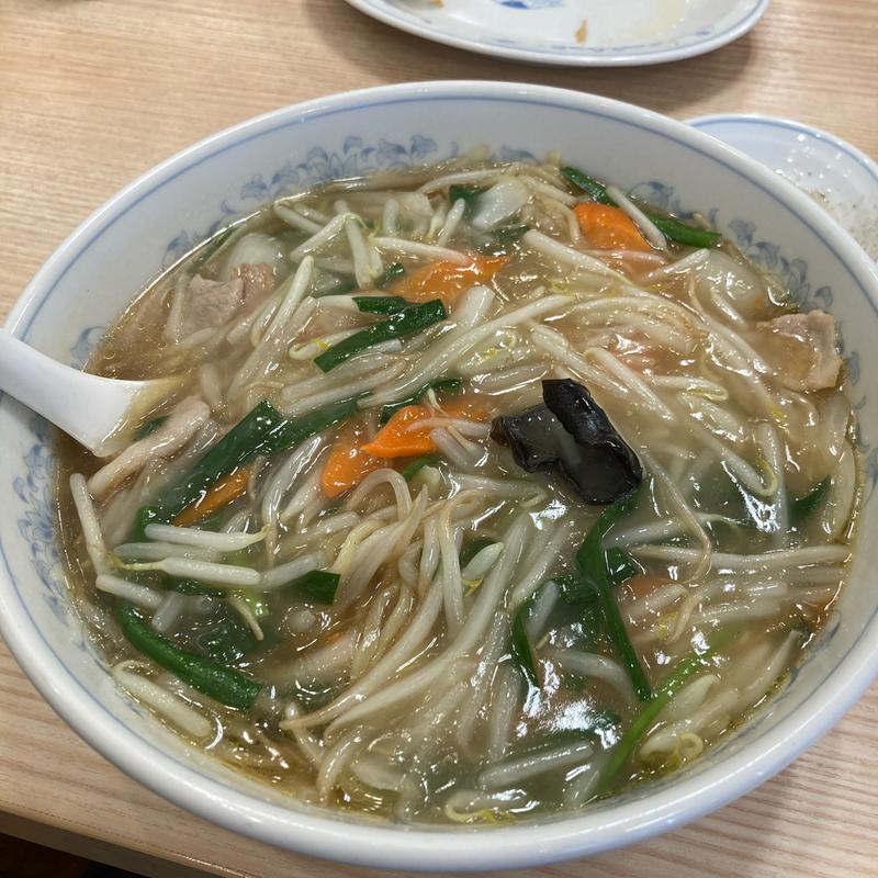 もやしラーメン(ぎょうざの満洲 千歳船橋駅前)