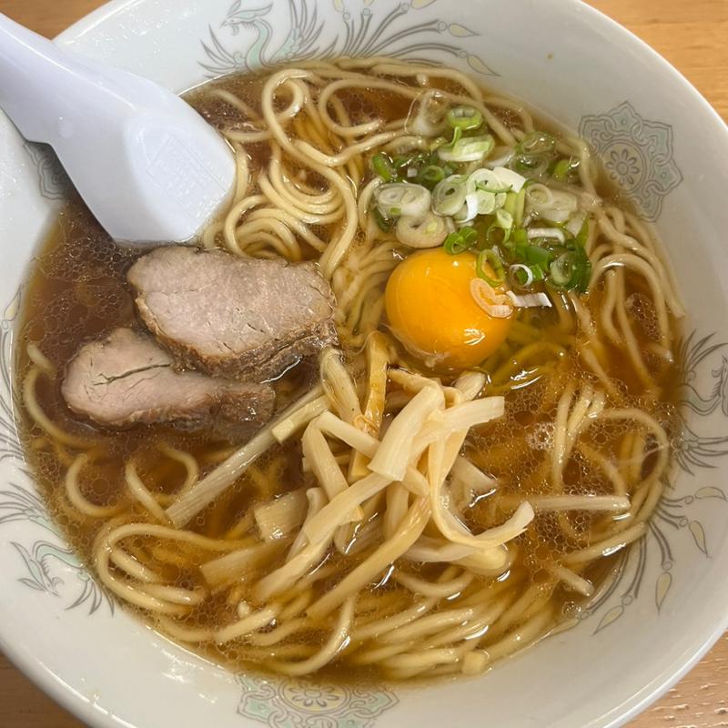 月見生姜ラーメン(生姜ラーメン みづの)