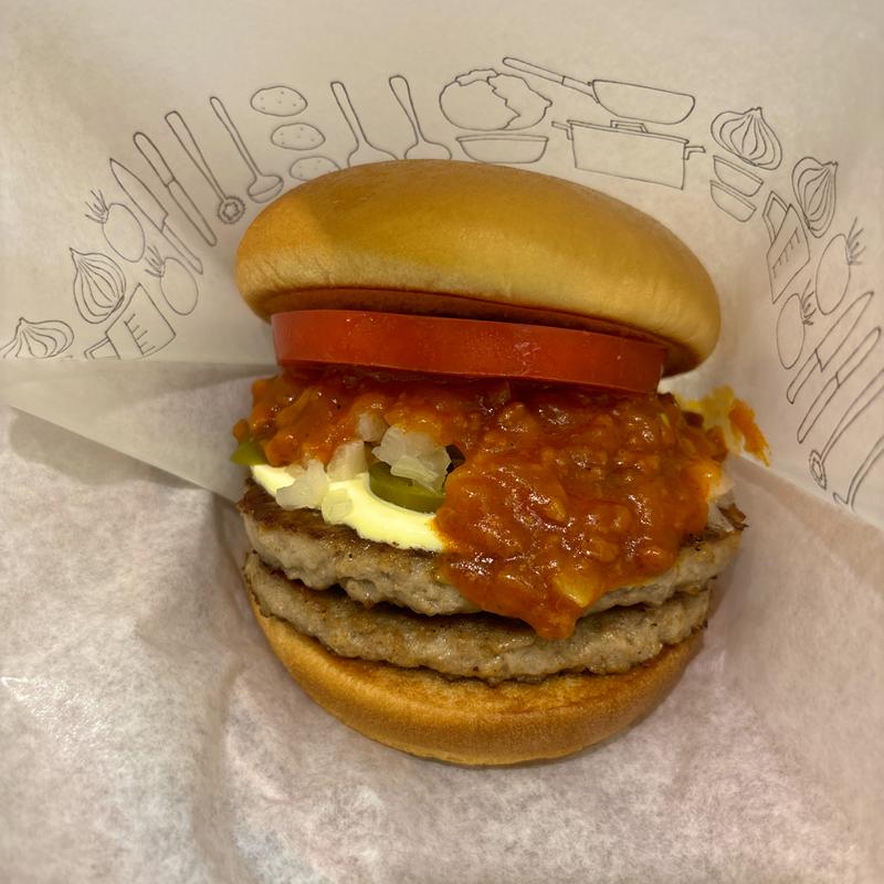 スパイシーダブルモスバーガー(モスバーガーモラージュ菖蒲店)