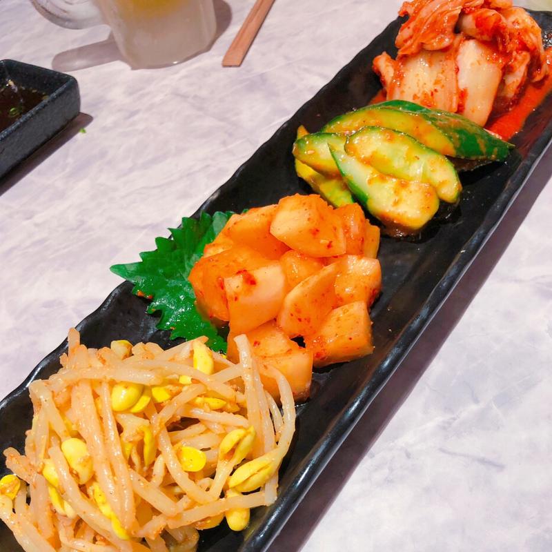 キムチ・ナムルの盛り合わせ(焼肉道場　松力 )