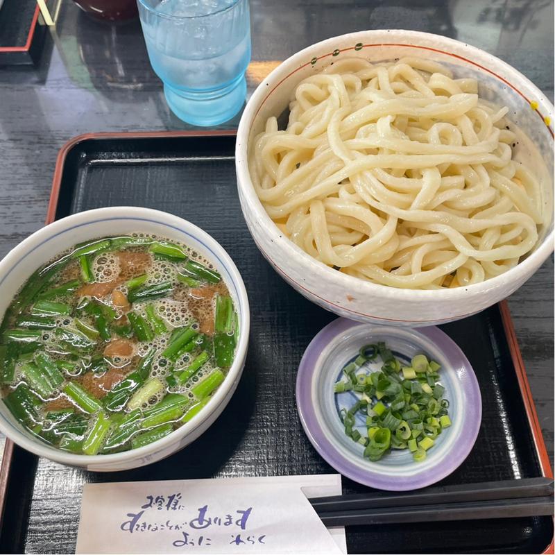 こってりもつ汁うどん(うどん房わらく)