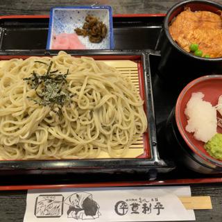 ふのり蕎麦セット(登利平 高崎モントレー店)