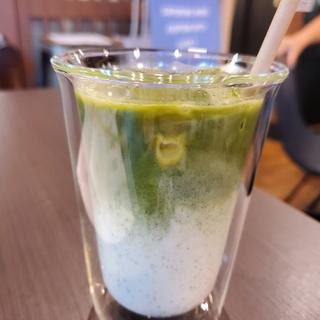 ほうじ茶ラテ(TERA CAFE SHIEN ZOJOJI)