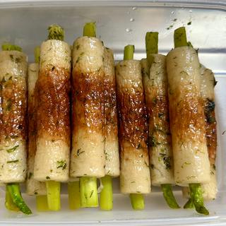 竹輪とアスパラの磯辺焼き(ベルクス 東墨田店)