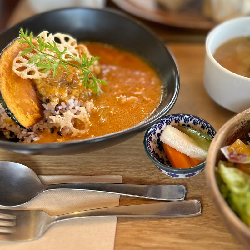 カレーライスドリンクセット(リバイバルカフェ)