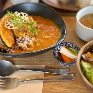 カレーライスドリンクセット(リバイバルカフェ)