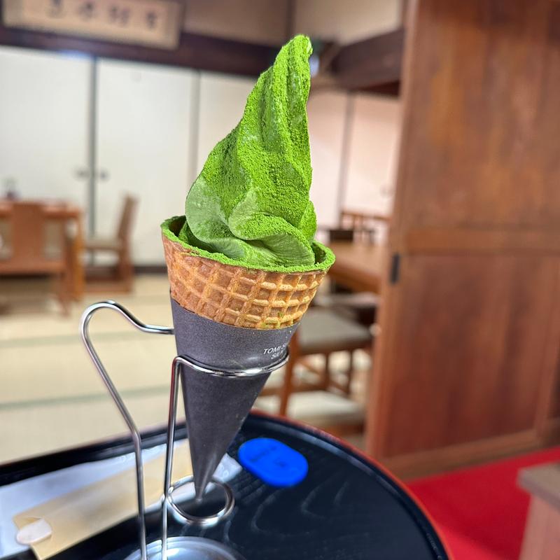 抹茶ソフト(賓水園)