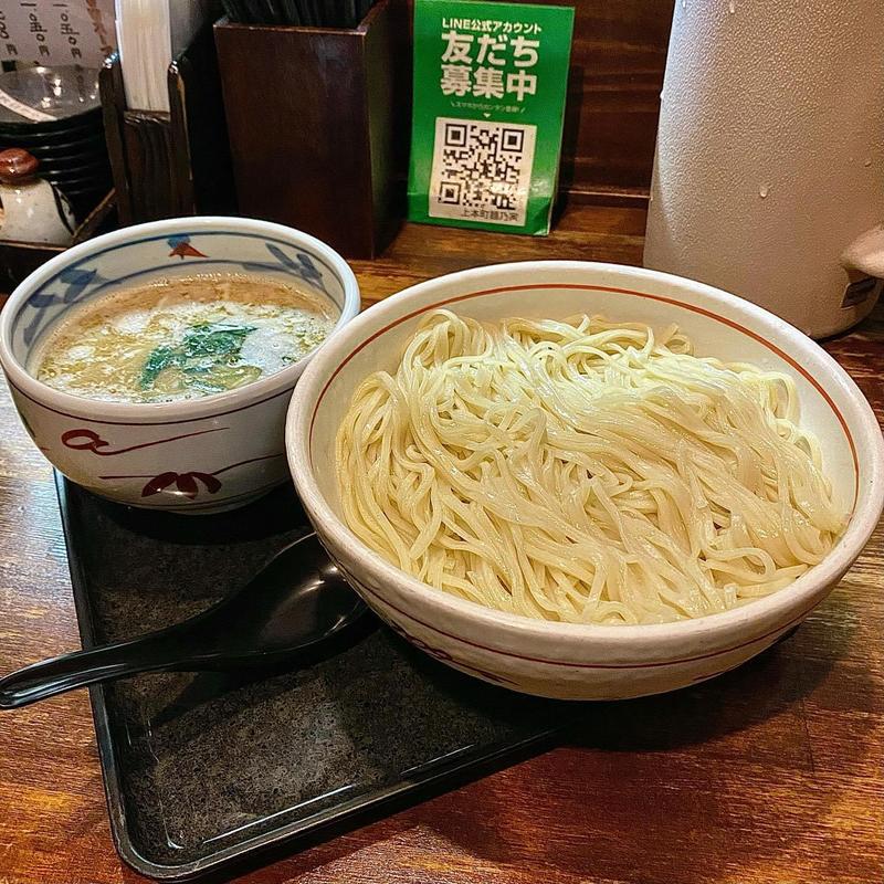 しおつけ麺(濃い味) 麺3玉(西天満 麺乃家)