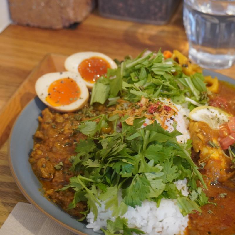 あいがけカレー(アオヤギ食堂 )