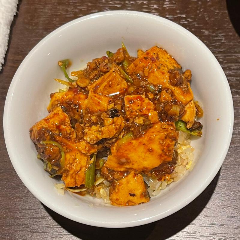 四川麻婆+炒飯(中菜バル 碗)