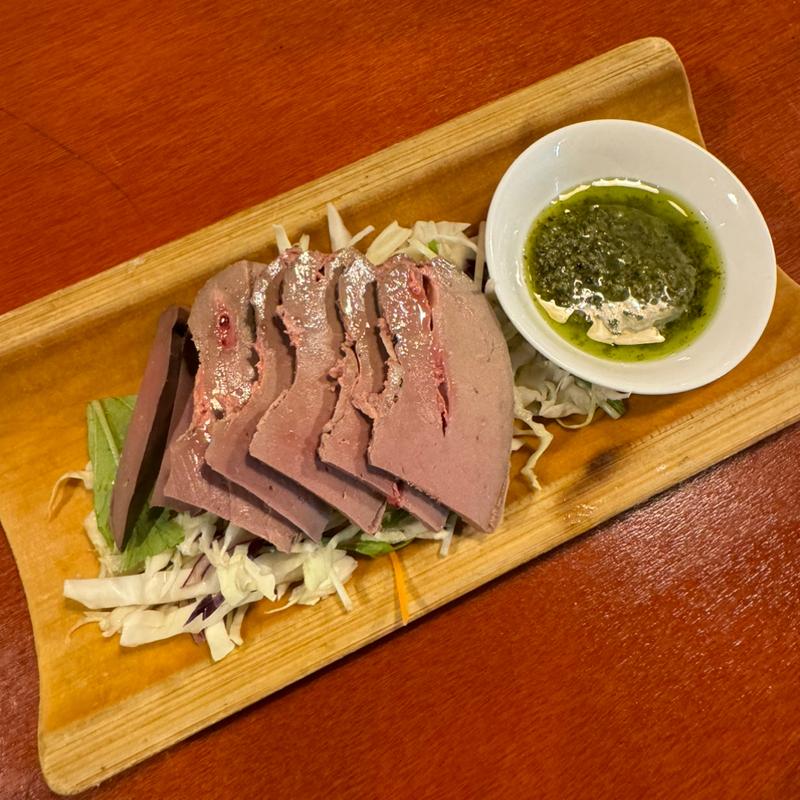 ラムレバーの冷製(香福味坊)