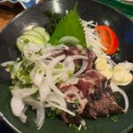 藁焼きカツオのタタキ 塩ダレ(遊食楽酔みやざき )