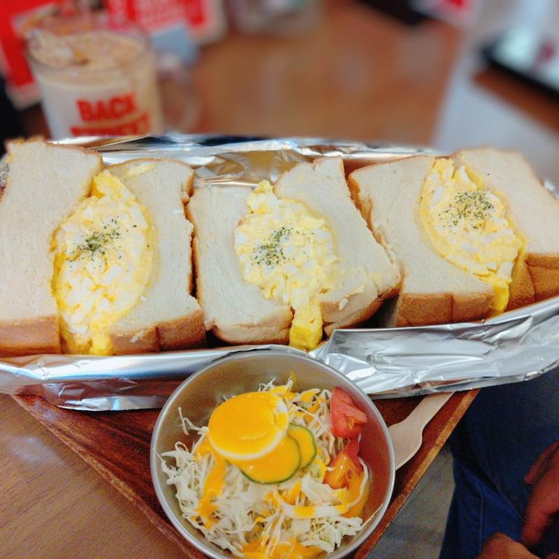 パニックtheエッグ アイスカフェオレ(Back Street Coffee)