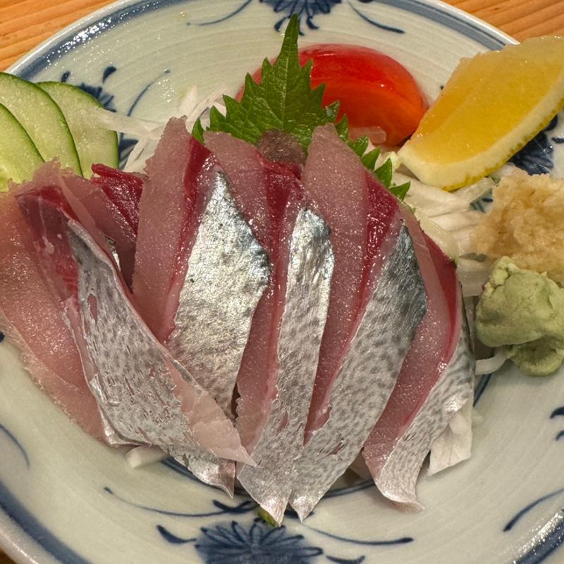活け〆清水鯖の刺し身(遊食楽酔みやざき )