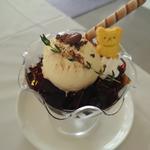 コーヒーゼリーのグラスデザート