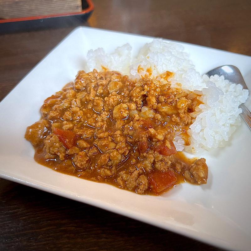 キーマカレー ミニ(つけ蕎麦和だす)