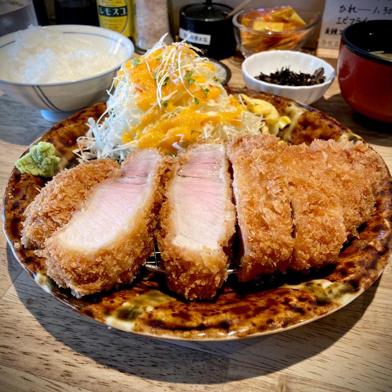 朔 特ろーす定食(とんかつ朔)