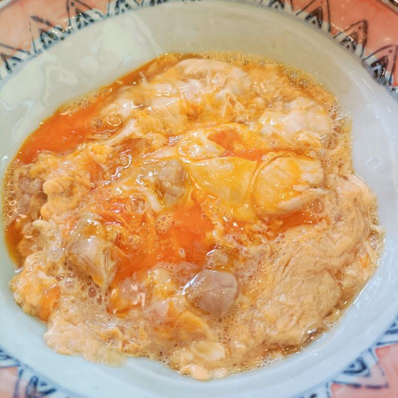 川俣シャモのぶっかけ親子丼(あじせん 楓亭 （あじせんかえでてい）)