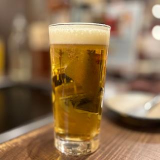 生ビール(月島もんじゃ もへじ はなれ)