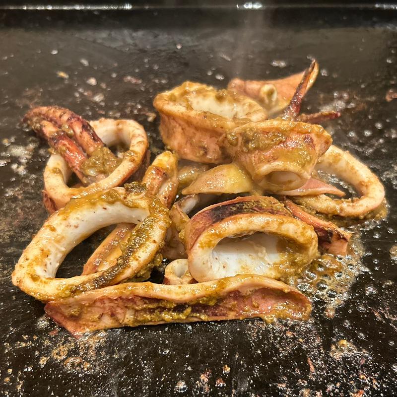 いかの丸焼き（肝醤油）(月島もんじゃ もへじ はなれ)