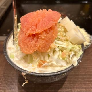 明太子もちもんじゃ（チーズトッピング）(月島もんじゃ もへじ はなれ)
