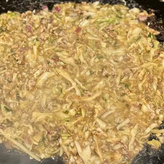 にぼスパイシーもんじゃ(月島もんじゃ もへじ はなれ)