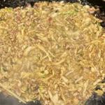 にぼスパイシーもんじゃ(月島もんじゃ もへじ はなれ)