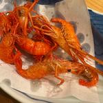四万十のエビの唐揚げ