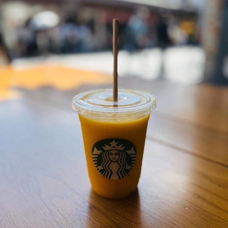 マンゴーパッションティーフラペチーノ(スターバックスコーヒー 太宰府天満宮表参道店)