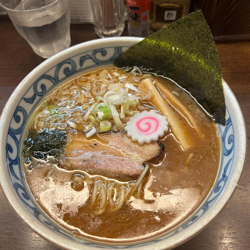 和風ラーメン並(豆天狗)