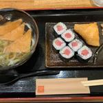 鉄火巻いなり定食