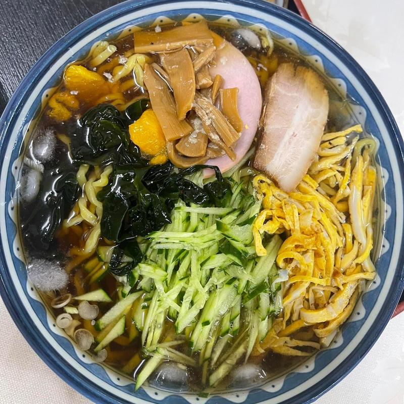 冷たいラーメン 大盛(食堂よしかわ )