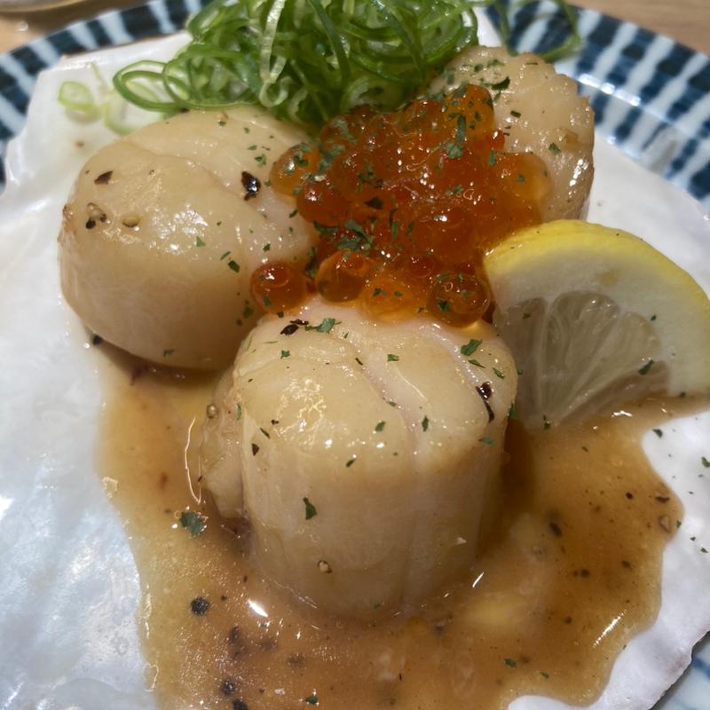 ホタテバター(旨い海鮮と揚げたて天ぷら ニューツルマツ 天王寺MIO店)