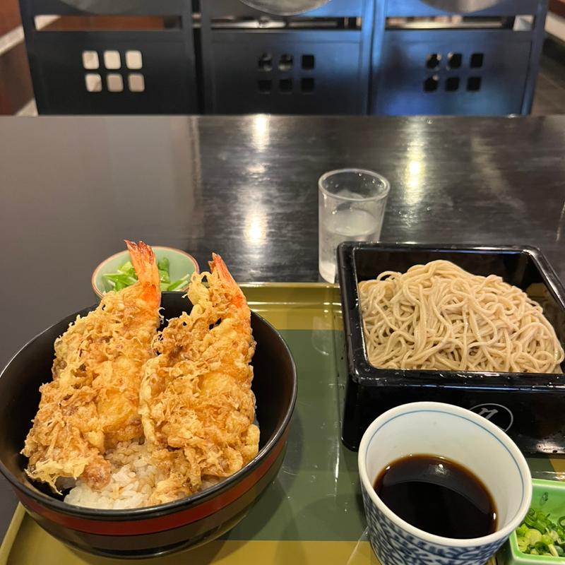 天丼セット(久寿屋)