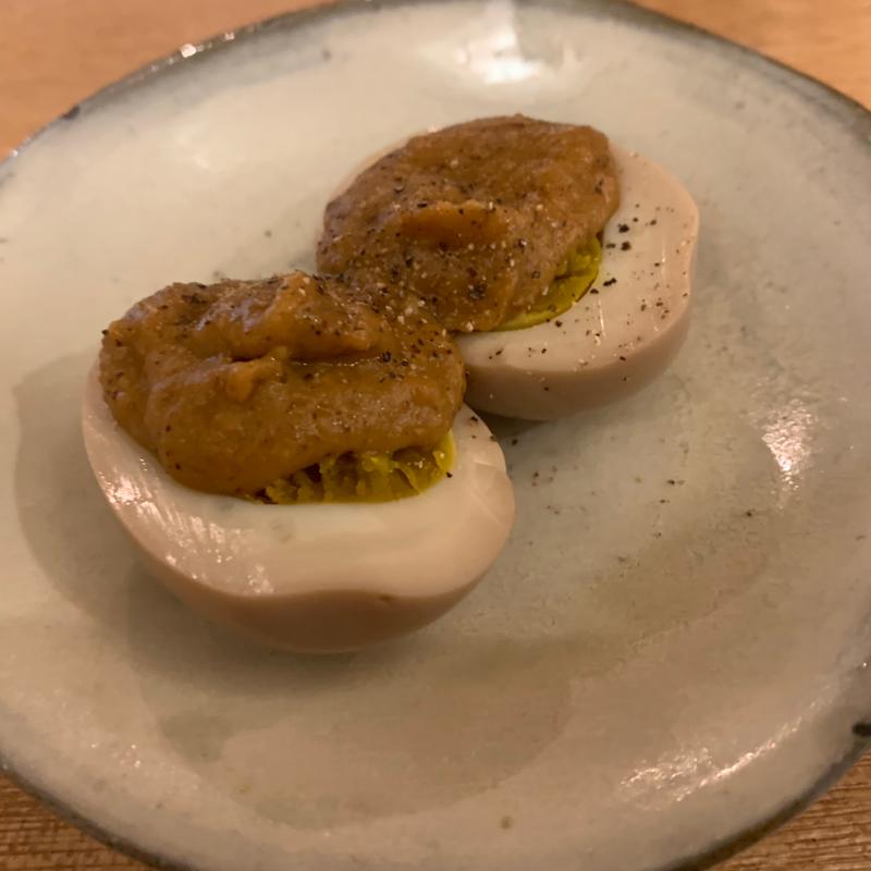 スパイス煮卵(とどろき酒店 薬院stand!)