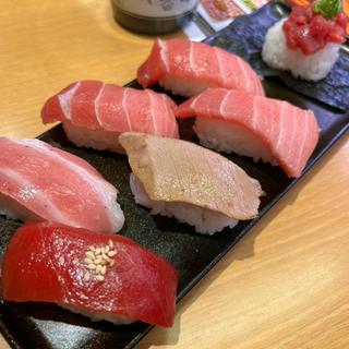 天然本鮪6貫盛り(スシロー 生駒店)